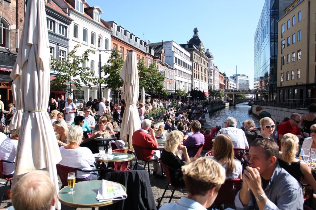 aarhus, city life, åen